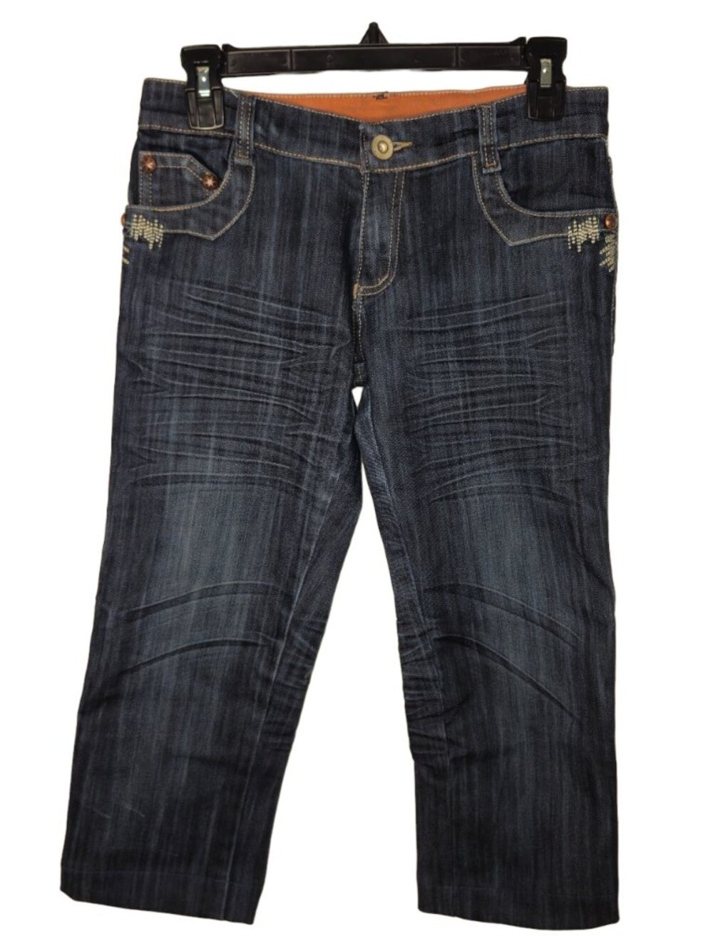 Tengda Jeans Dark Wash Capris Size 29